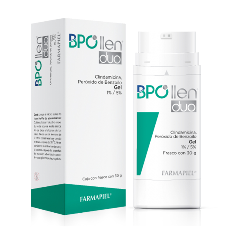 Bpollen Duo (Clindamicina 1%,Peroxido De Benzolio Al 5%) 30G - Dermyf