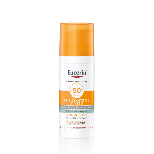 Eucerin Sun Face Oil Control Tono Claro 50+ 50Ml