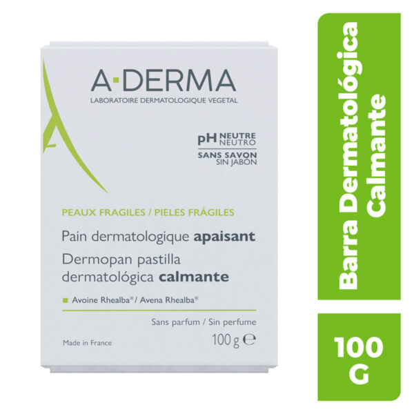 Barra Limpiadora Dermatológica Calmante 100 Gr